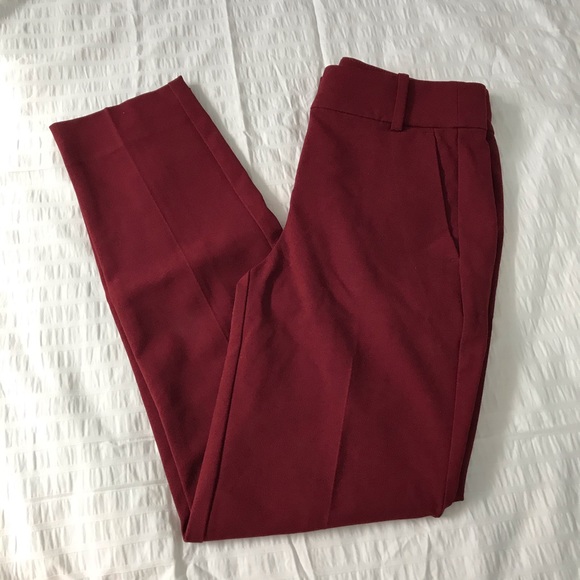 J. Crew burgundy dress pants - Picture 4 of 7